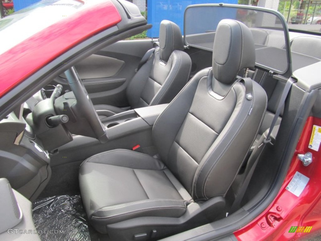 Black Interior 2013 Chevrolet Camaro LT/RS Convertible Photo #70318509