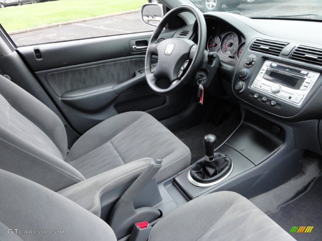 Gray Interior 2005 Honda Civic EX Sedan Photo #70318542