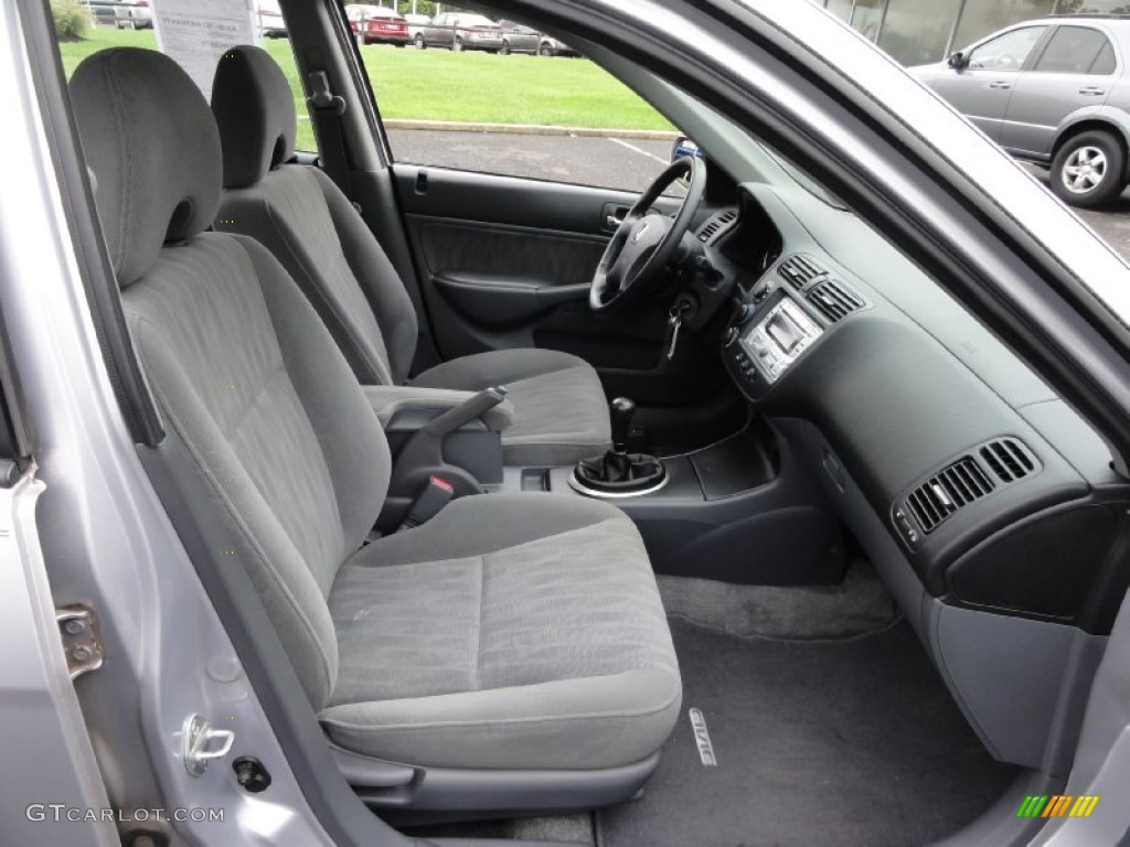 Gray Interior 2005 Honda Civic EX Sedan Photo #70318554
