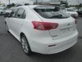 2013 Wicked White Metallic Mitsubishi Lancer Sportback GT  photo #3