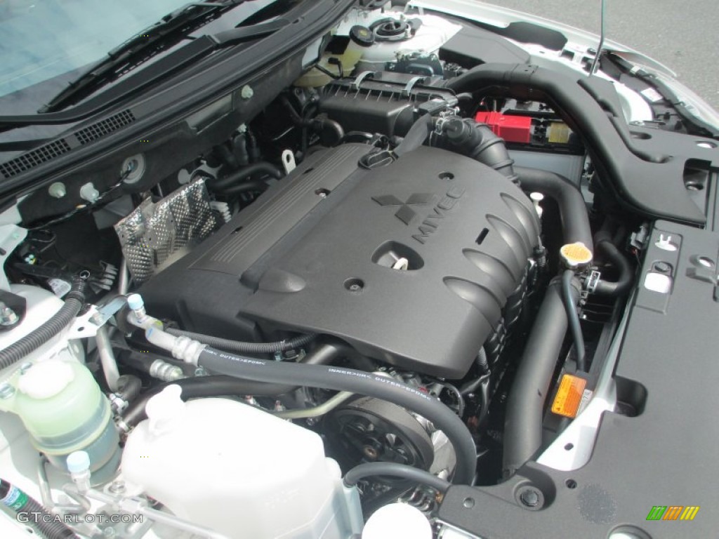 2013 Mitsubishi Lancer Sportback GT 2.4 Liter DOHC 16-Valve MIVEC 4 Cylinder Engine Photo #70319718