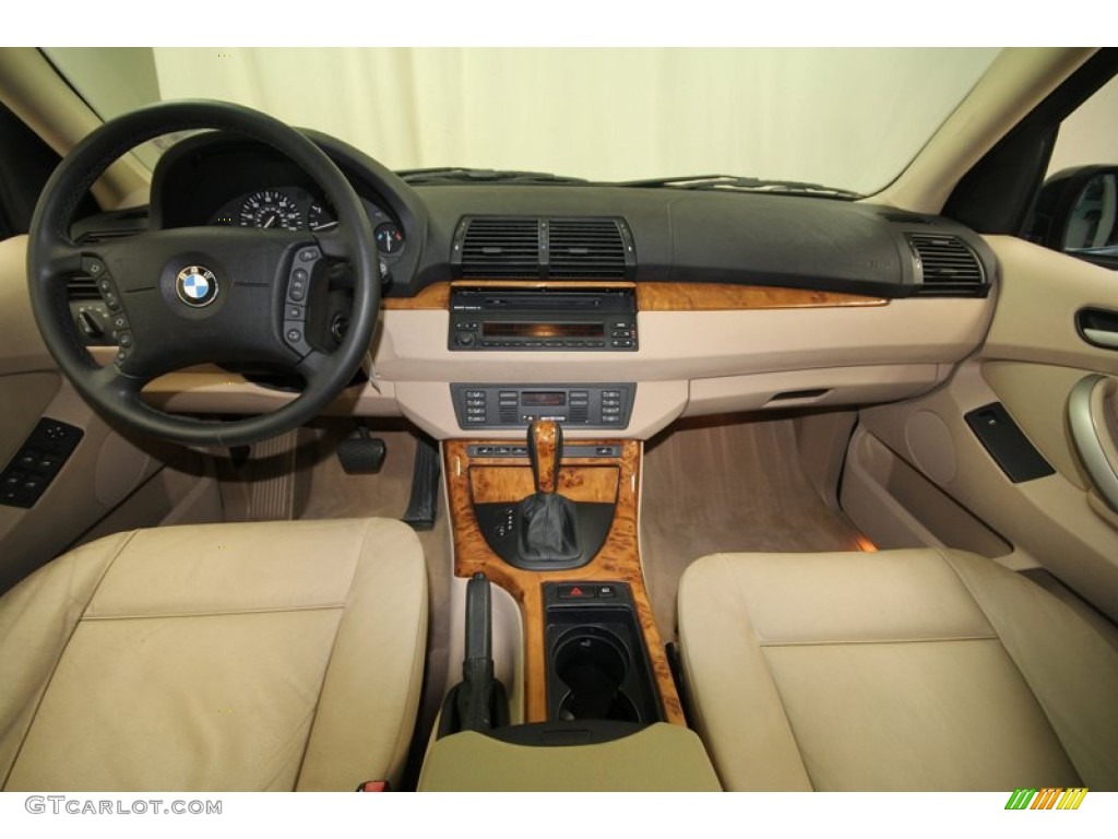 2003 BMW X5 3.0i Beige Dashboard Photo #70319760
