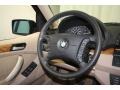 2003 BMW X5 Beige Interior Steering Wheel Photo