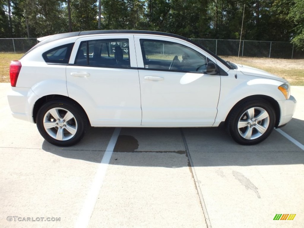 2010 Caliber SXT - Stone White / Dark Slate Gray photo #2