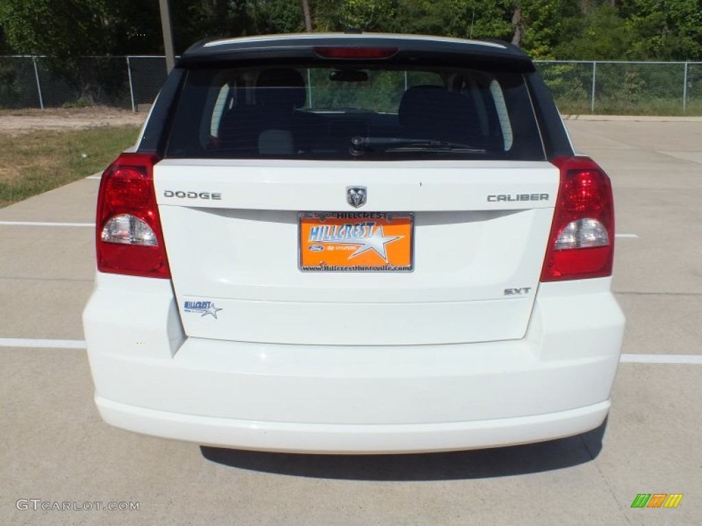 2010 Caliber SXT - Stone White / Dark Slate Gray photo #6