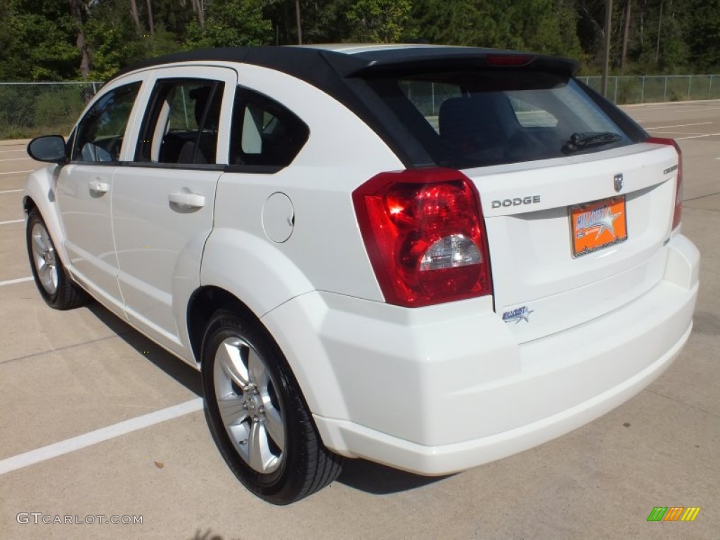 2010 Caliber SXT - Stone White / Dark Slate Gray photo #7