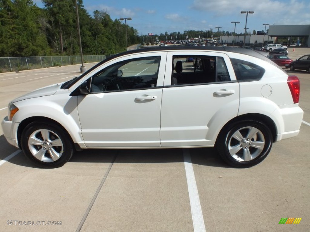 2010 Caliber SXT - Stone White / Dark Slate Gray photo #8