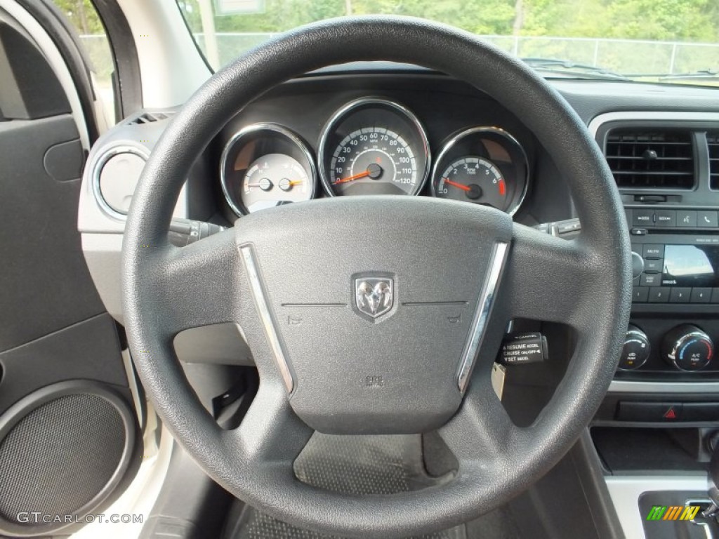 2010 Caliber SXT - Stone White / Dark Slate Gray photo #20