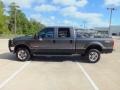 2004 Dark Shadow Grey Metallic Ford F250 Super Duty Lariat Crew Cab 4x4  photo #8