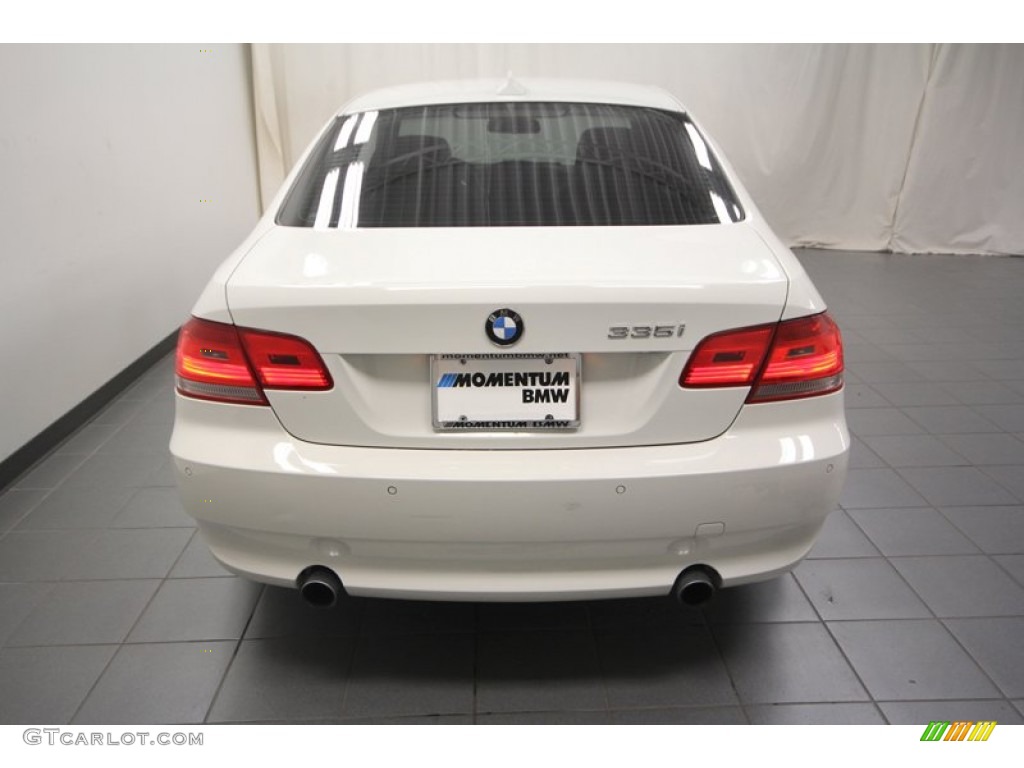 2007 3 Series 335i Coupe - Alpine White / Black photo #11