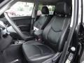 2010 Kia Soul Black Leather Interior Front Seat Photo