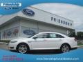 2013 White Platinum Tri-Coat Ford Taurus SEL  photo #1
