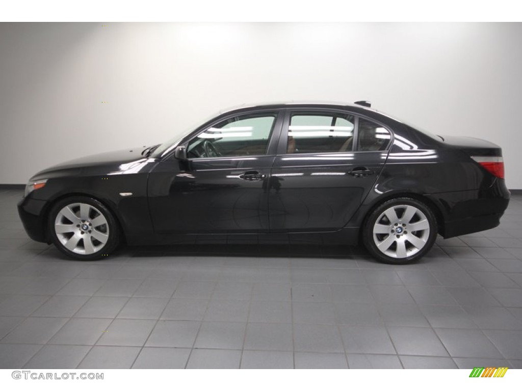 Black Sapphire Metallic 2007 BMW 5 Series 530i Sedan Exterior Photo #70322841
