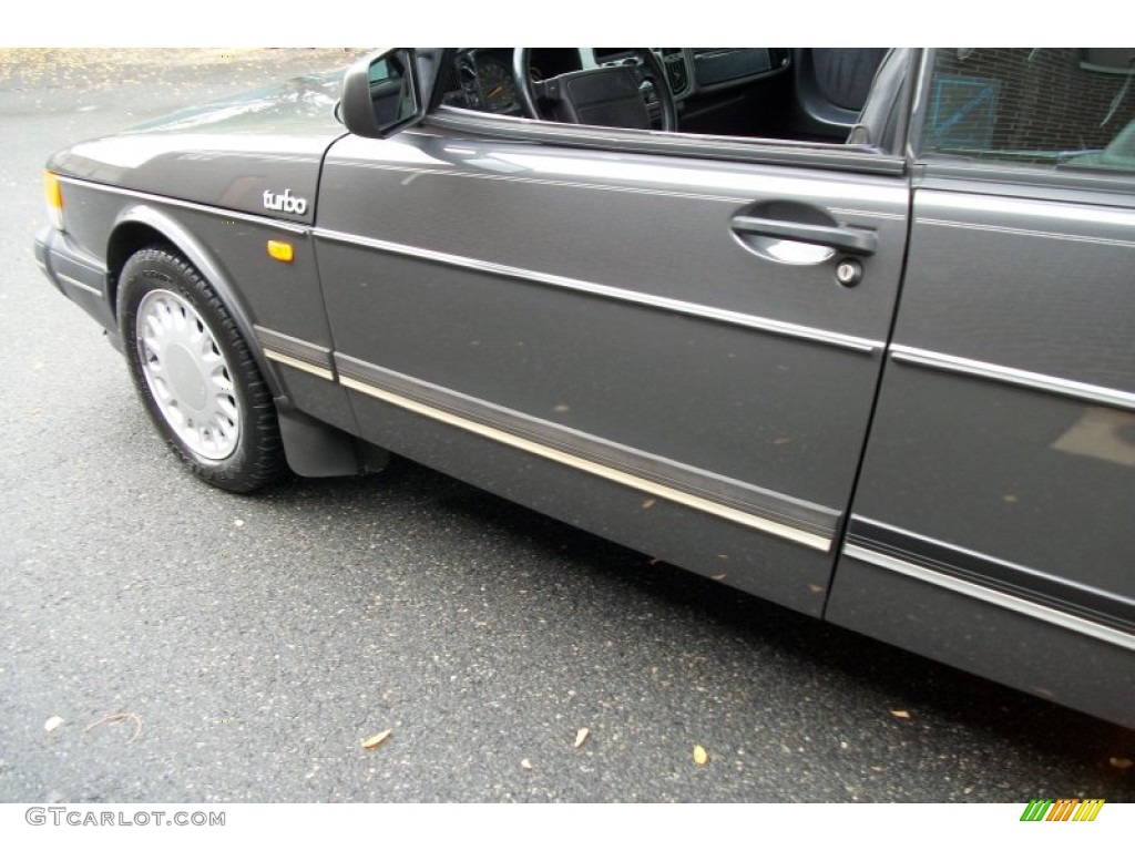 1990 900 Convertible - Edwardian Gray Metallic / Gray photo #8