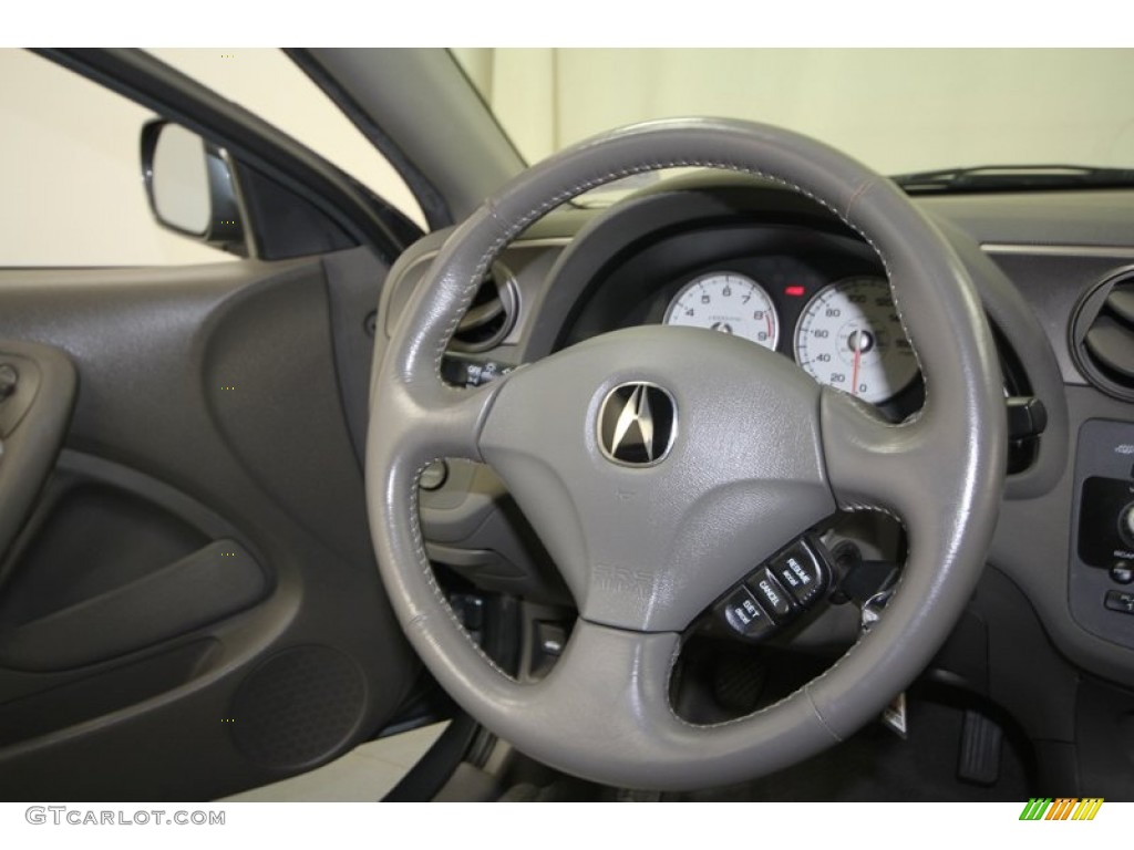 2006 Acura RSX Type S Sports Coupe Titanium Steering Wheel Photo #70323384