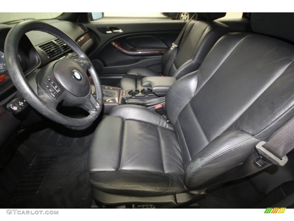 Black Interior 2006 BMW 3 Series 330i Convertible Photo #70323474