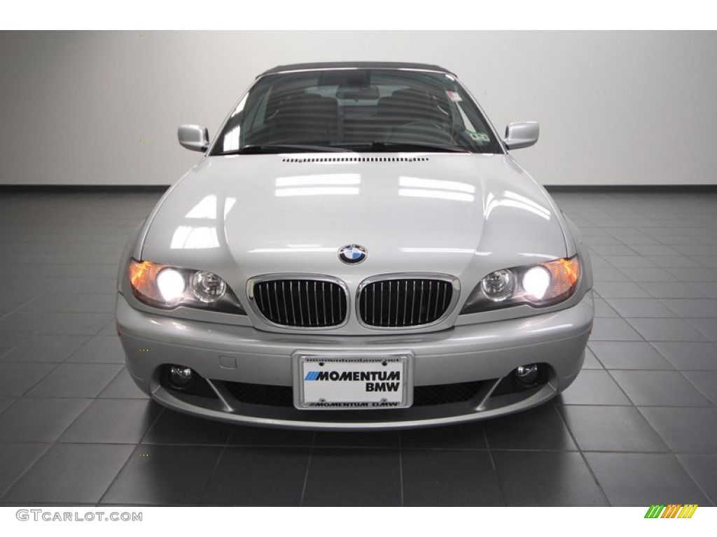 2006 3 Series 330i Convertible - Titanium Silver Metallic / Black photo #6