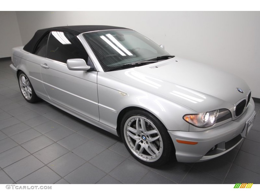 2006 3 Series 330i Convertible - Titanium Silver Metallic / Black photo #9