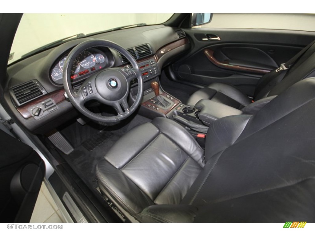 Black Interior 2006 BMW 3 Series 330i Convertible Photo #70323550