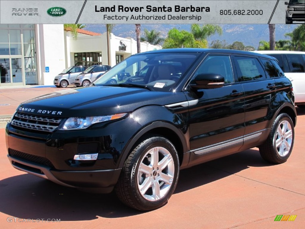 2012 Range Rover Evoque Pure - Barolo Black Premium Metallic / Ebony photo #1