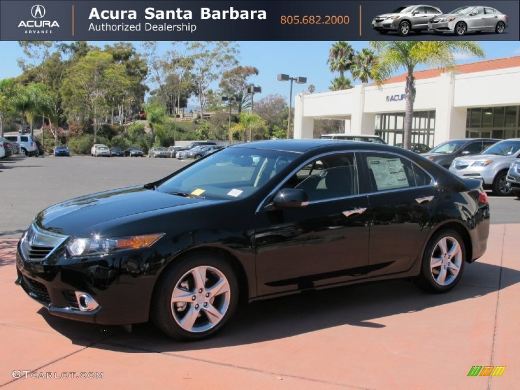 2012 TSX Technology Sedan - Crystal Black Pearl / Ebony photo #1