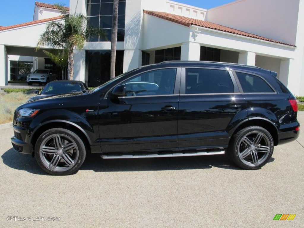 Orca Black Metallic 2013 Audi Q7 3.0 TFSI quattro Exterior Photo #70324536