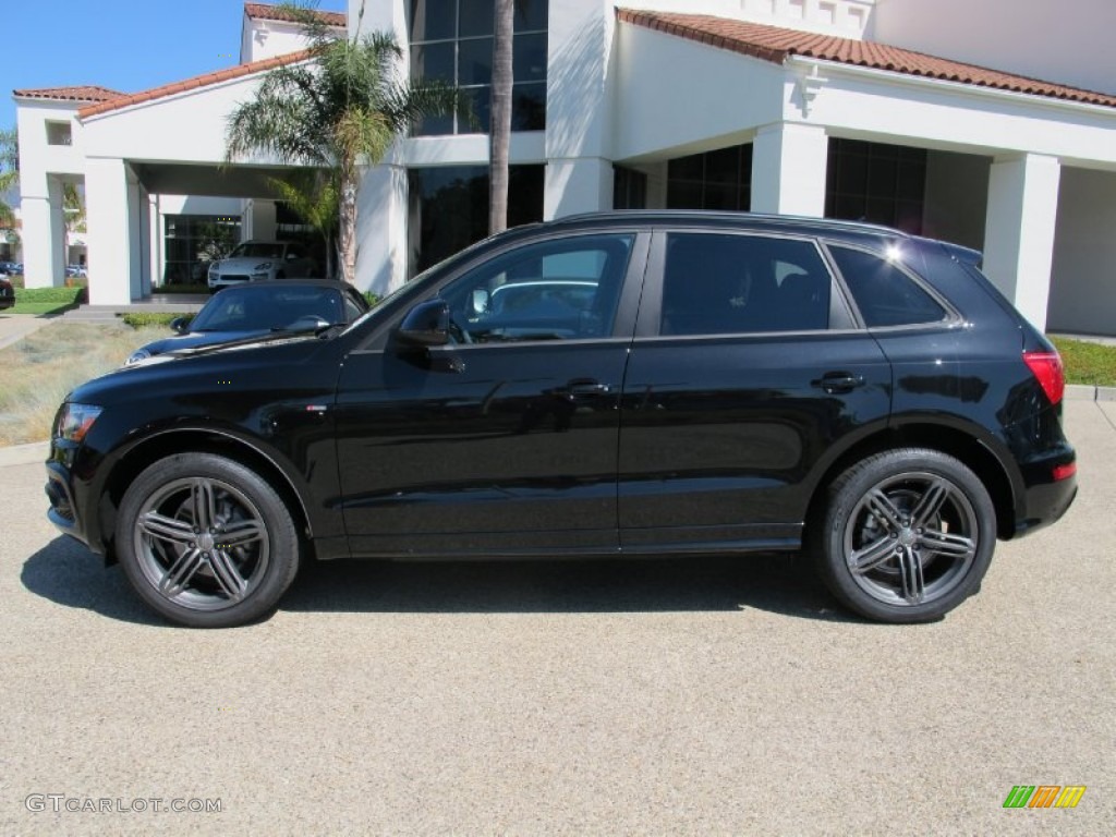 Phantom Black Pearl Effect 2012 Audi Q5 3.2 FSI quattro Exterior Photo #70324692