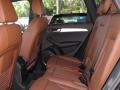 2012 Audi Q5 Cinnamon Brown Interior Rear Seat Photo