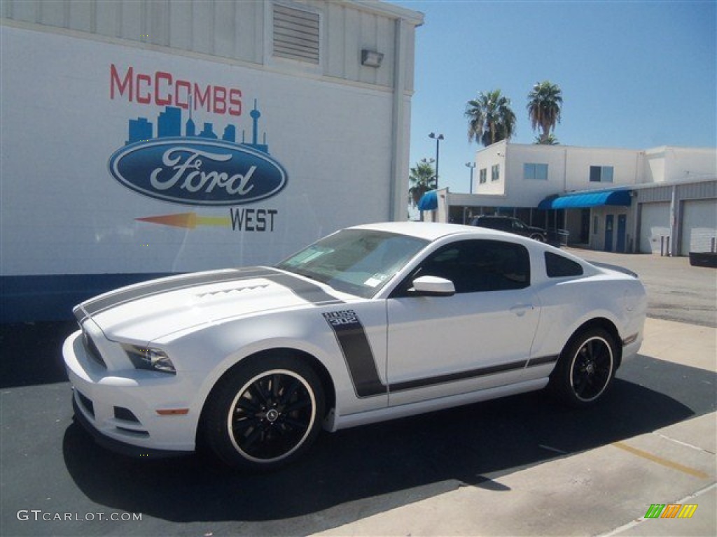 2013 Mustang Boss 302 - Performance White / Charcoal Black/Recaro Sport Seats photo #1