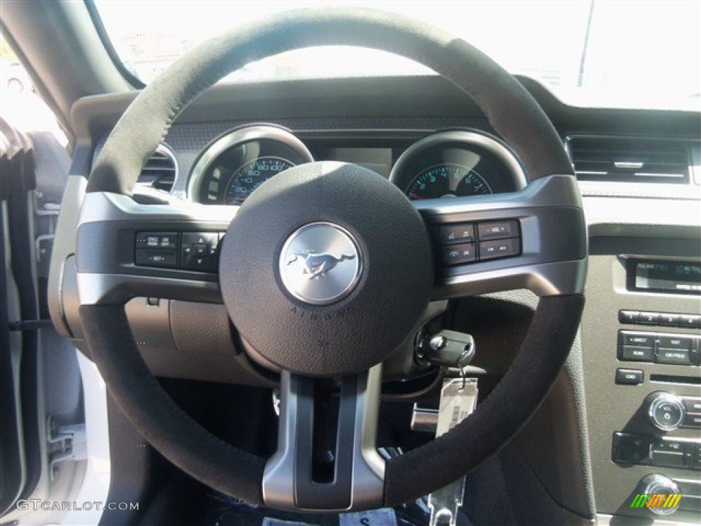 2013 Ford Mustang Boss 302 Charcoal Black/Recaro Sport Seats Steering Wheel Photo #70326123