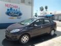 2013 Violet Gray Ford Fiesta S Sedan  photo #1