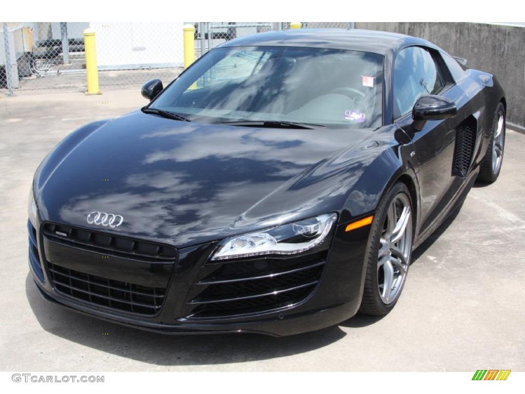 Phantom Black Pearl Effect 2012 Audi R8 5.2 FSI quattro Exterior Photo #70326360
