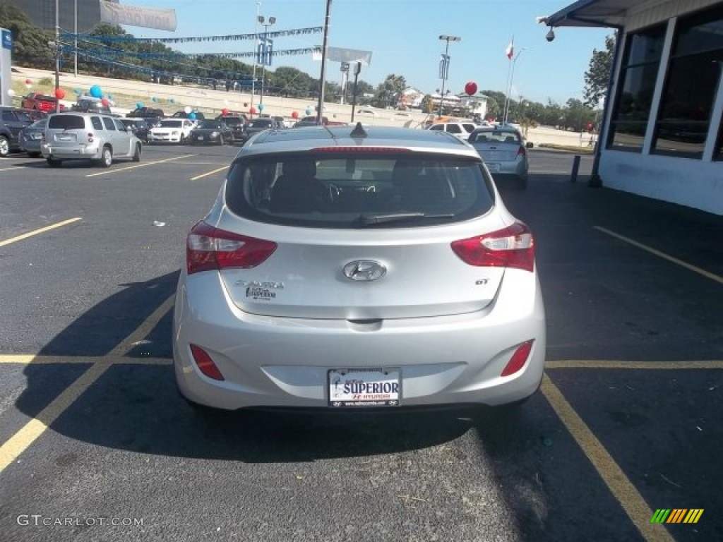 2013 Elantra GT - Shimmering Air Silver / Black photo #3