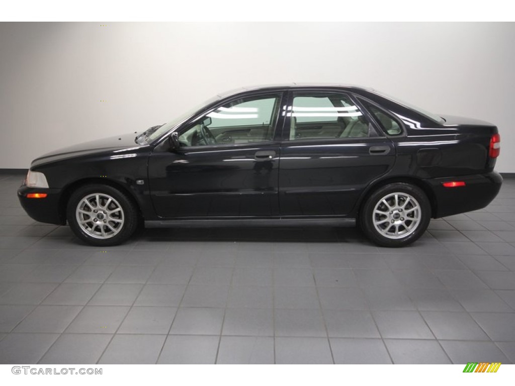 2004 S40 1.9T - Black Sapphire Metallic / Light Taupe photo #2