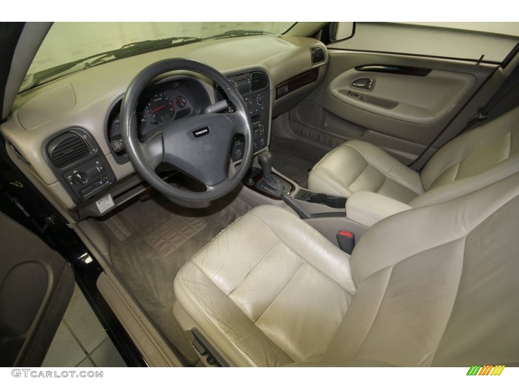 2004 S40 1.9T - Black Sapphire Metallic / Light Taupe photo #12