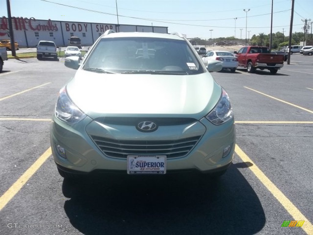 2013 Tucson GLS - Kiwi Green / Taupe photo #1