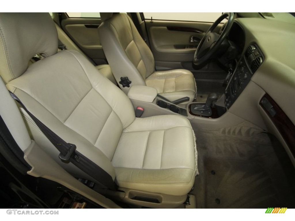 2004 S40 1.9T - Black Sapphire Metallic / Light Taupe photo #33