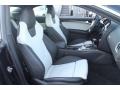 Black/Lunar Silver 2013 Audi S5 3.0 TFSI quattro Coupe Interior Color