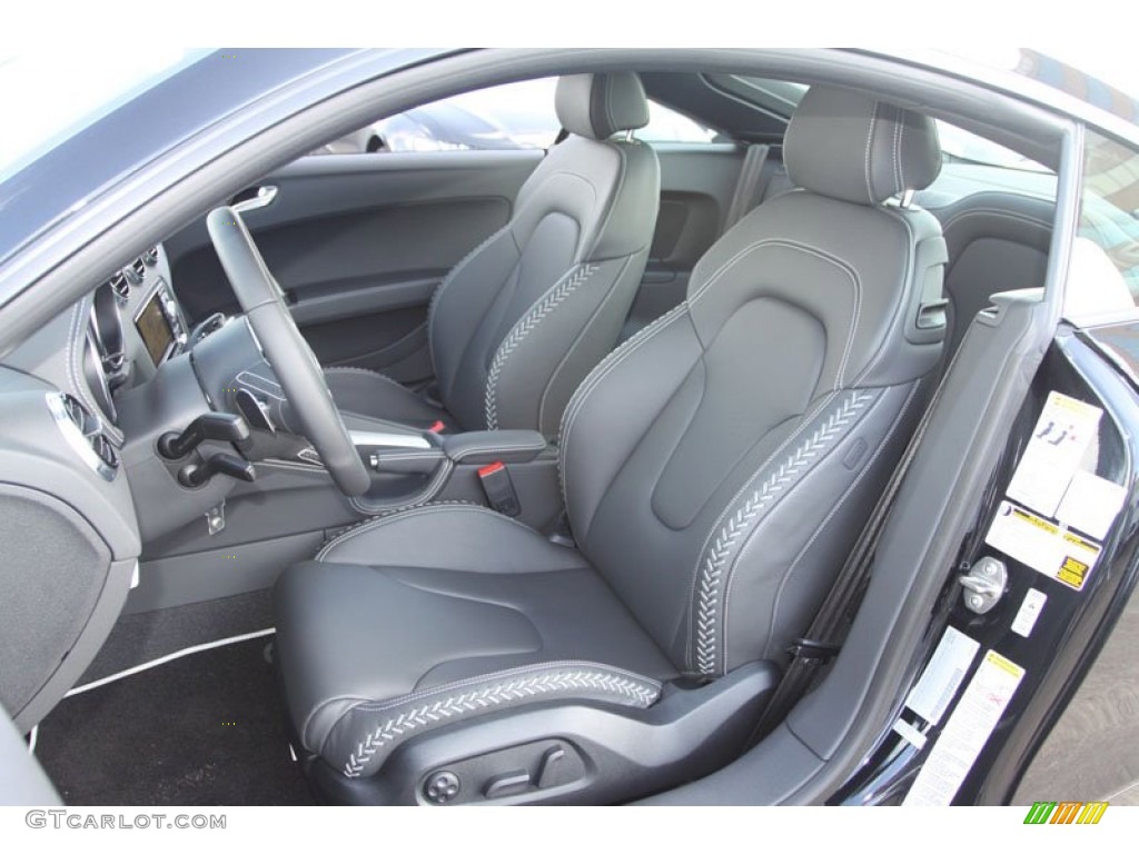 Black Interior 2013 Audi TT S 2.0T quattro Coupe Photo #70327704
