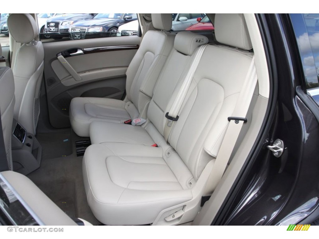 Cardamom Beige Interior 2013 Audi Q7 3.0 TFSI quattro Photo #70328190