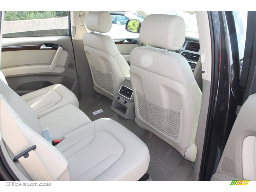 Cardamom Beige Interior 2013 Audi Q7 3.0 TFSI quattro Photo #70328274
