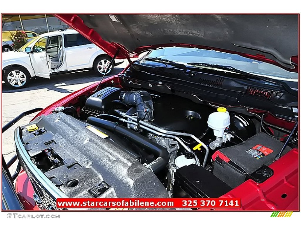 2012 Ram 1500 Lone Star Crew Cab 4x4 - Deep Cherry Red Crystal Pearl / Light Pebble Beige/Bark Brown photo #42