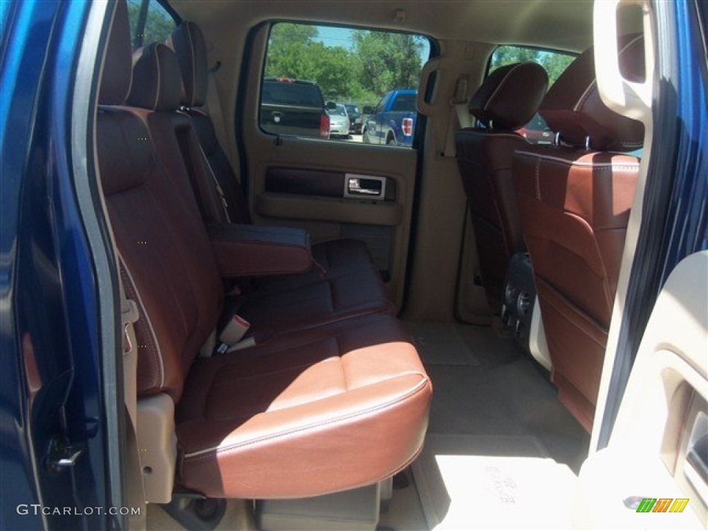 2012 F150 King Ranch SuperCrew - Dark Blue Pearl Metallic / King Ranch Chaparral Leather photo #16