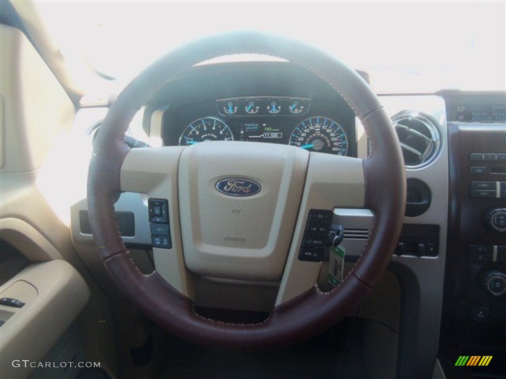 2012 F150 King Ranch SuperCrew - Dark Blue Pearl Metallic / King Ranch Chaparral Leather photo #18