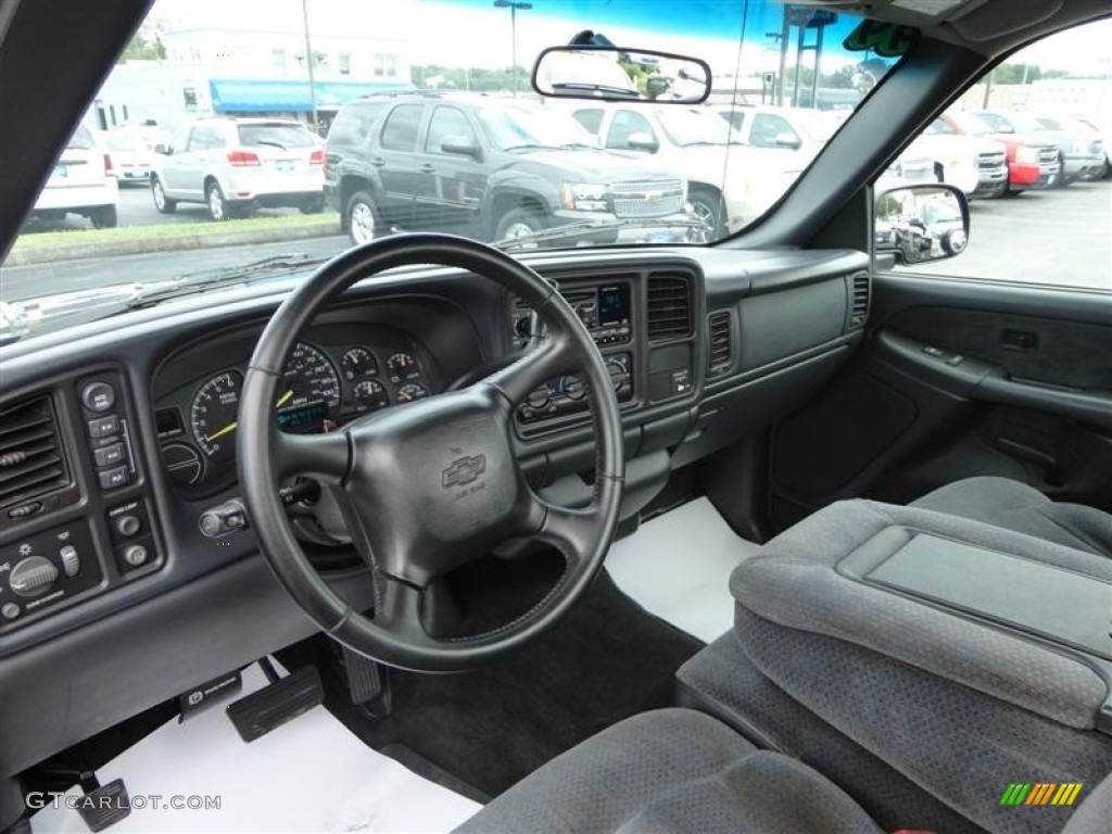 1999 Silverado 1500 LS Regular Cab 4x4 - Onyx Black / Graphite photo #6