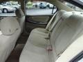 2001 Nissan Maxima Blond Interior Rear Seat Photo