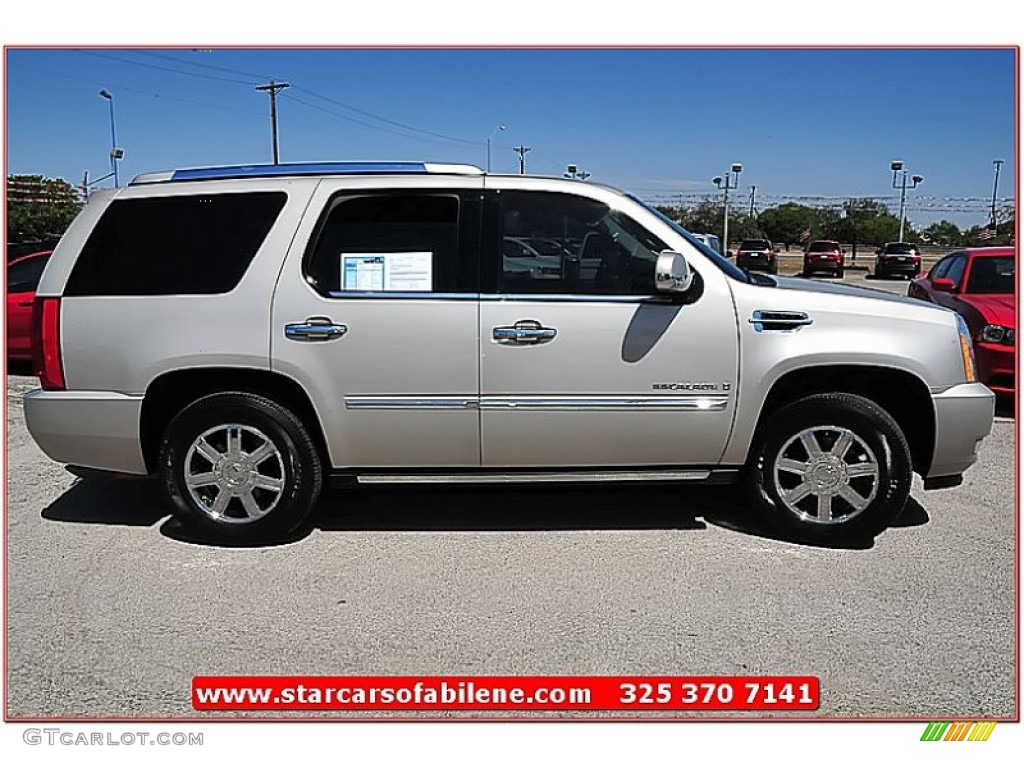 2007 Escalade AWD - Gold Mist / Ebony/Ebony photo #8