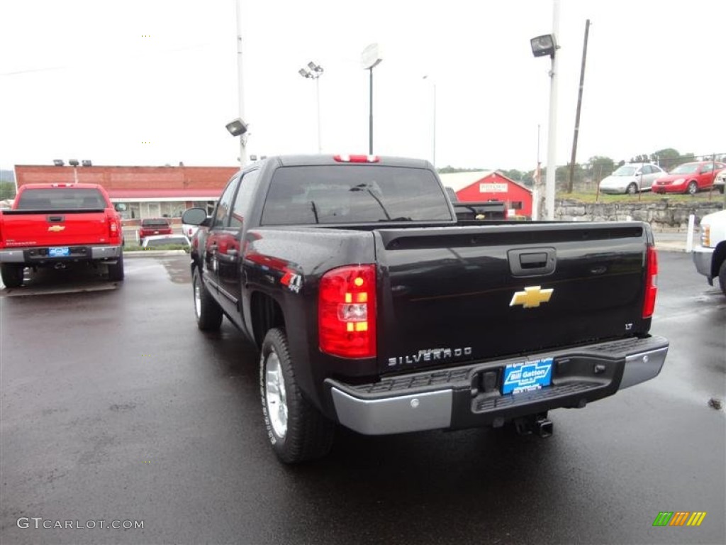 2012 Silverado 1500 LT Crew Cab 4x4 - Black Granite Metallic / Ebony photo #3