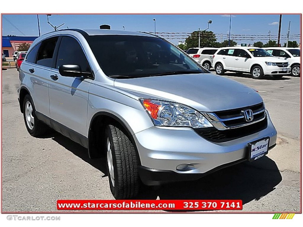 2010 CR-V LX - Alabaster Silver Metallic / Gray photo #8