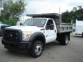 2012 Oxford White Ford F550 Super Duty XL Regular Cab 4x4 Chassis  photo #4